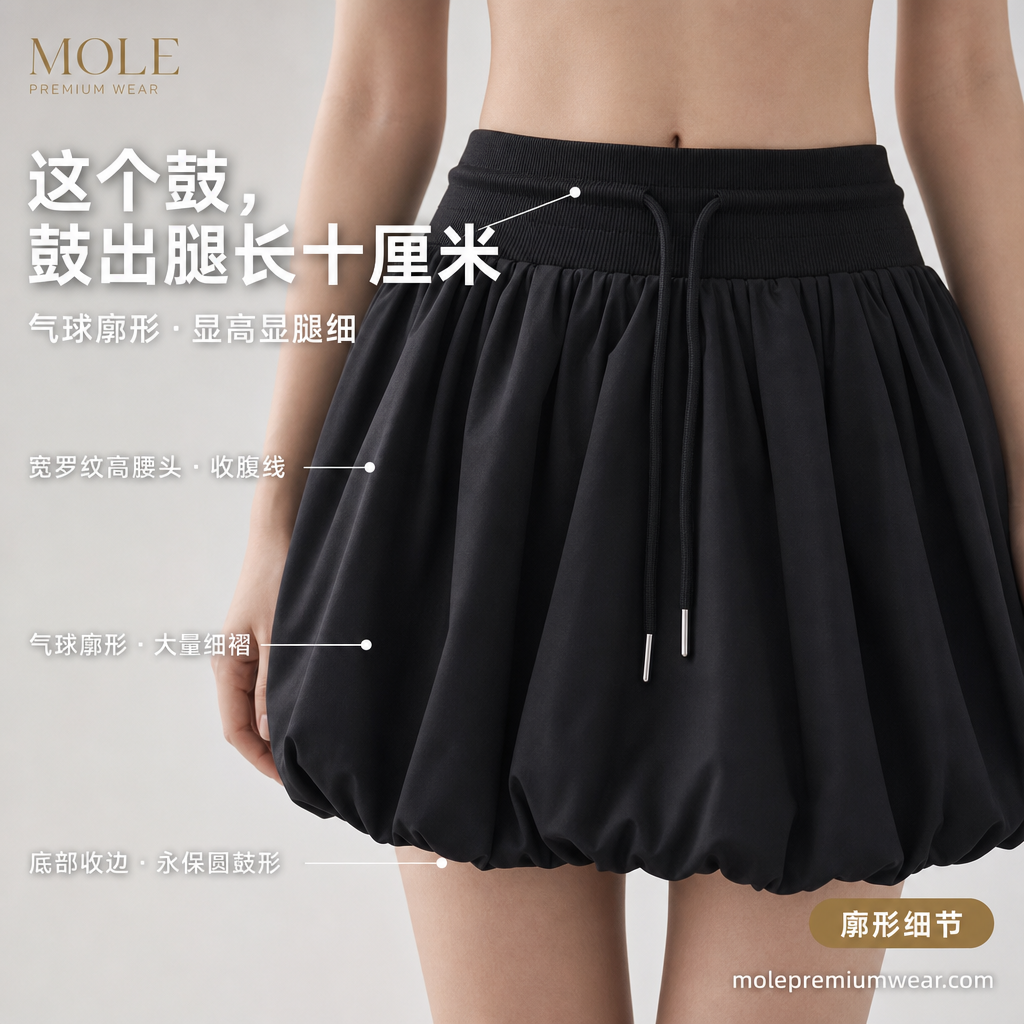 Pickle High Waist Bud Skirt