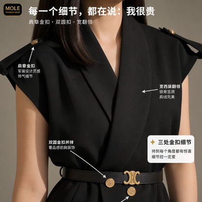 Morgan Tailored 2pc OL Set (With Belt)
