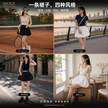 Pickle High Waist Bud Skirt