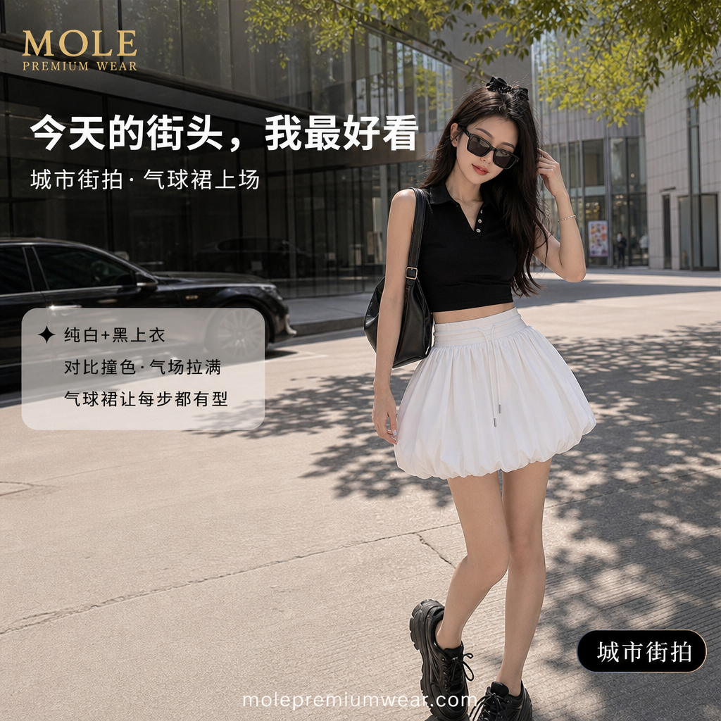 Pickle High Waist Bud Skirt