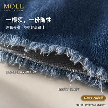 Old Money Style Denim Top