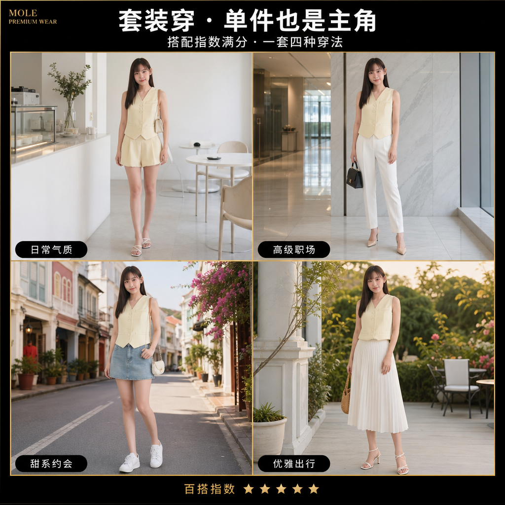 Georgiana Vest Set Wear