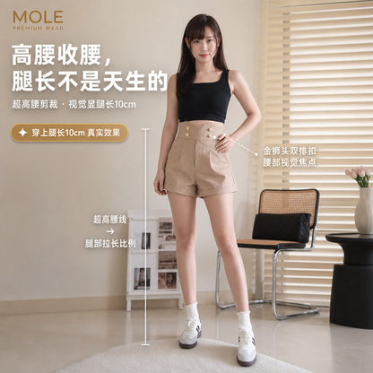 Nora Double Breasted High Waist Shorts