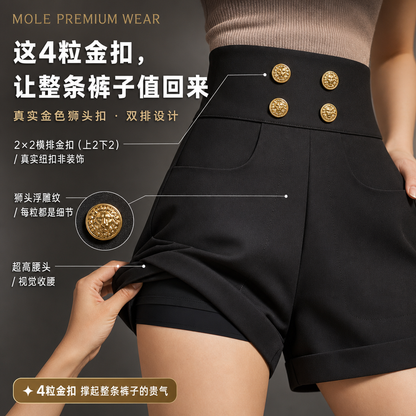 Nora Double Breasted High Waist Shorts