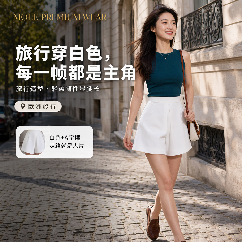 Lauren A Line Basic Shorts