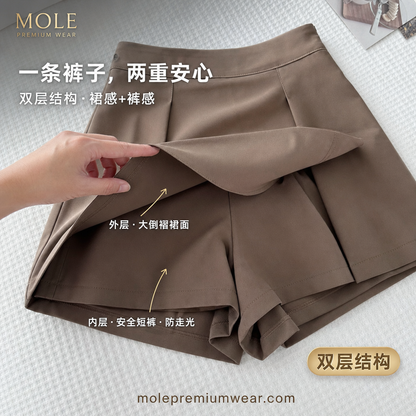 Yumi Pleated Double Layer Pants