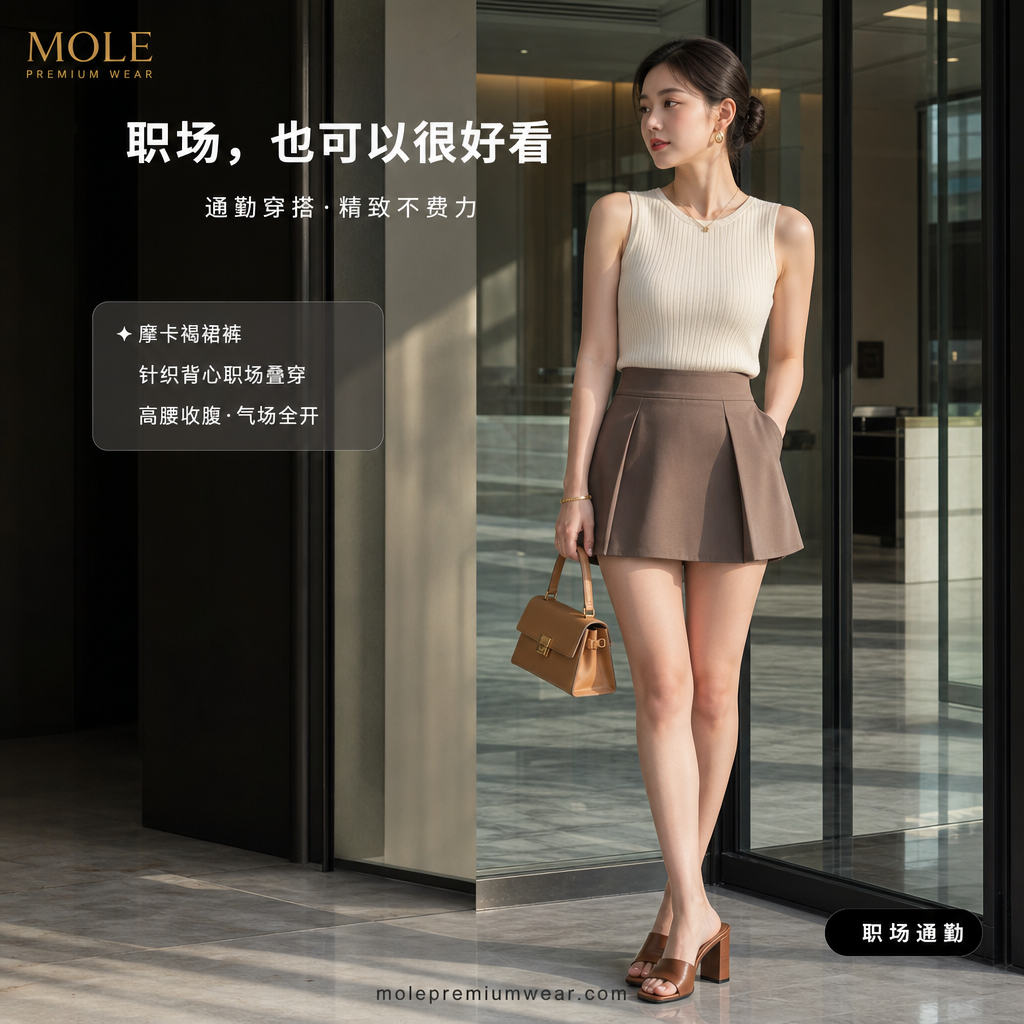 Yumi Pleated Double Layer Pants