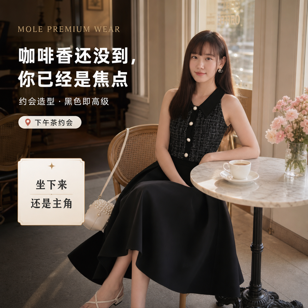 Ming Yue Tweed Set Wear