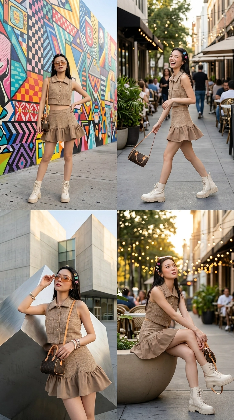 Jane Anne Tweed Set Wear