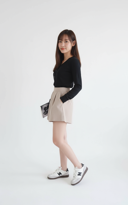 Lauren A Line Basic Shorts