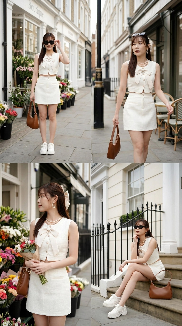 Lavish Tweed Set Wear