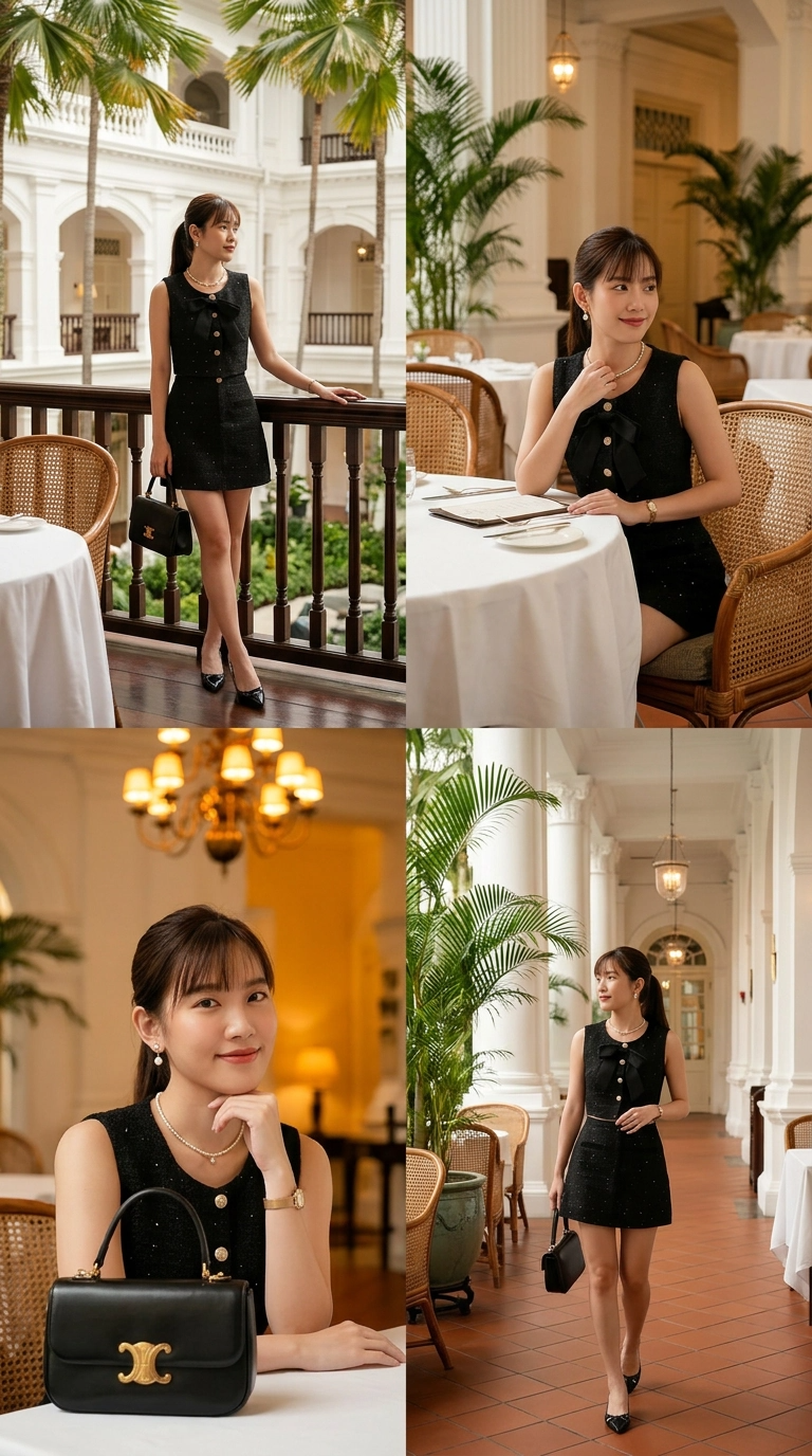 Lavish Tweed Set Wear