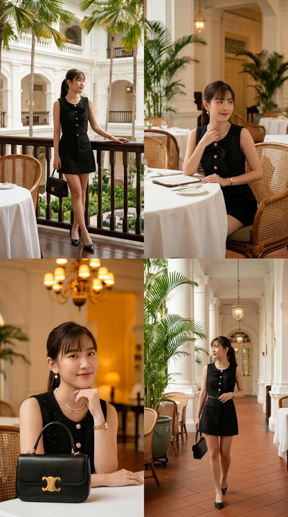 Lavish Tweed Set Wear