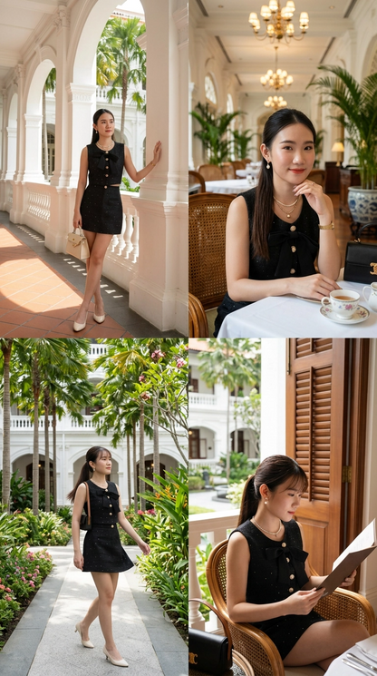 Lavish Tweed Set Wear