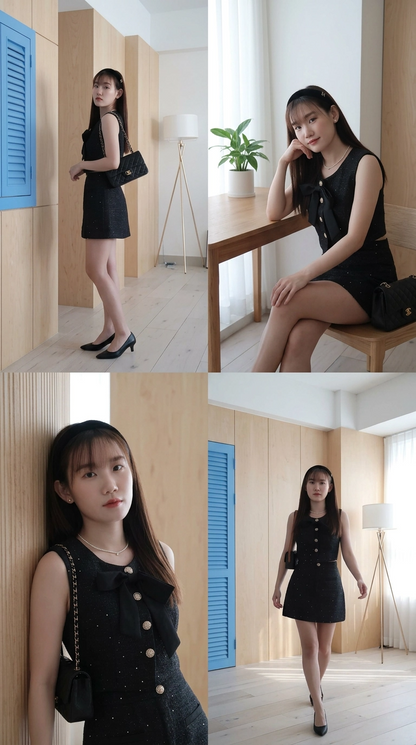 Lavish Tweed Set Wear
