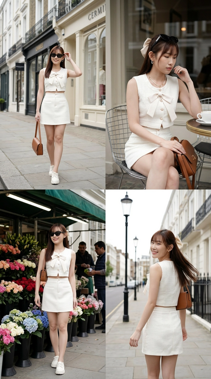 Lavish Tweed Set Wear
