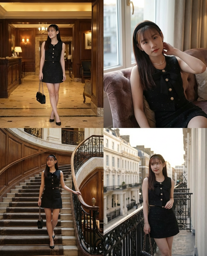 Lavish Tweed Set Wear