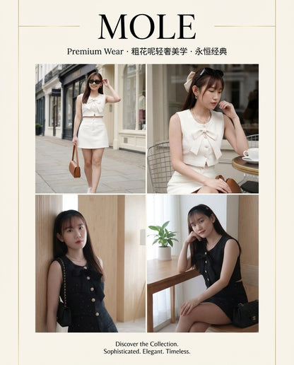Lavish Tweed Set Wear