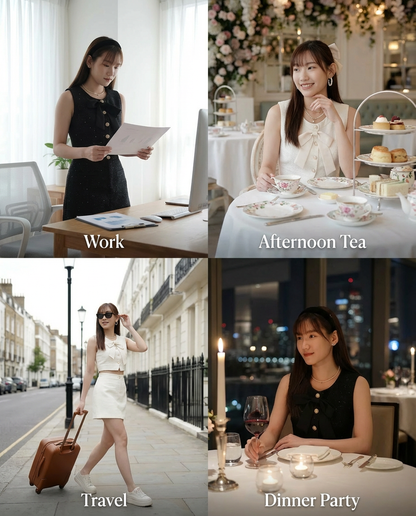 Lavish Tweed Set Wear