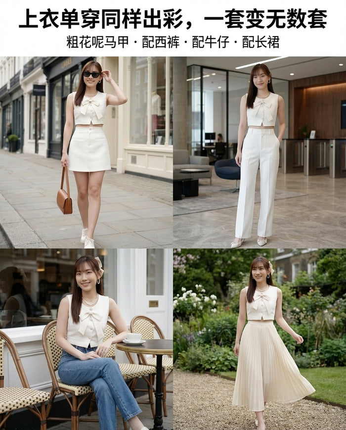 Lavish Tweed Set Wear