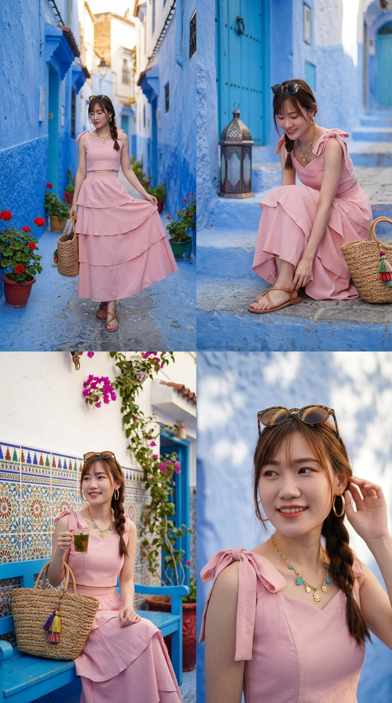 Maisy Ribbon Tie Long Dress