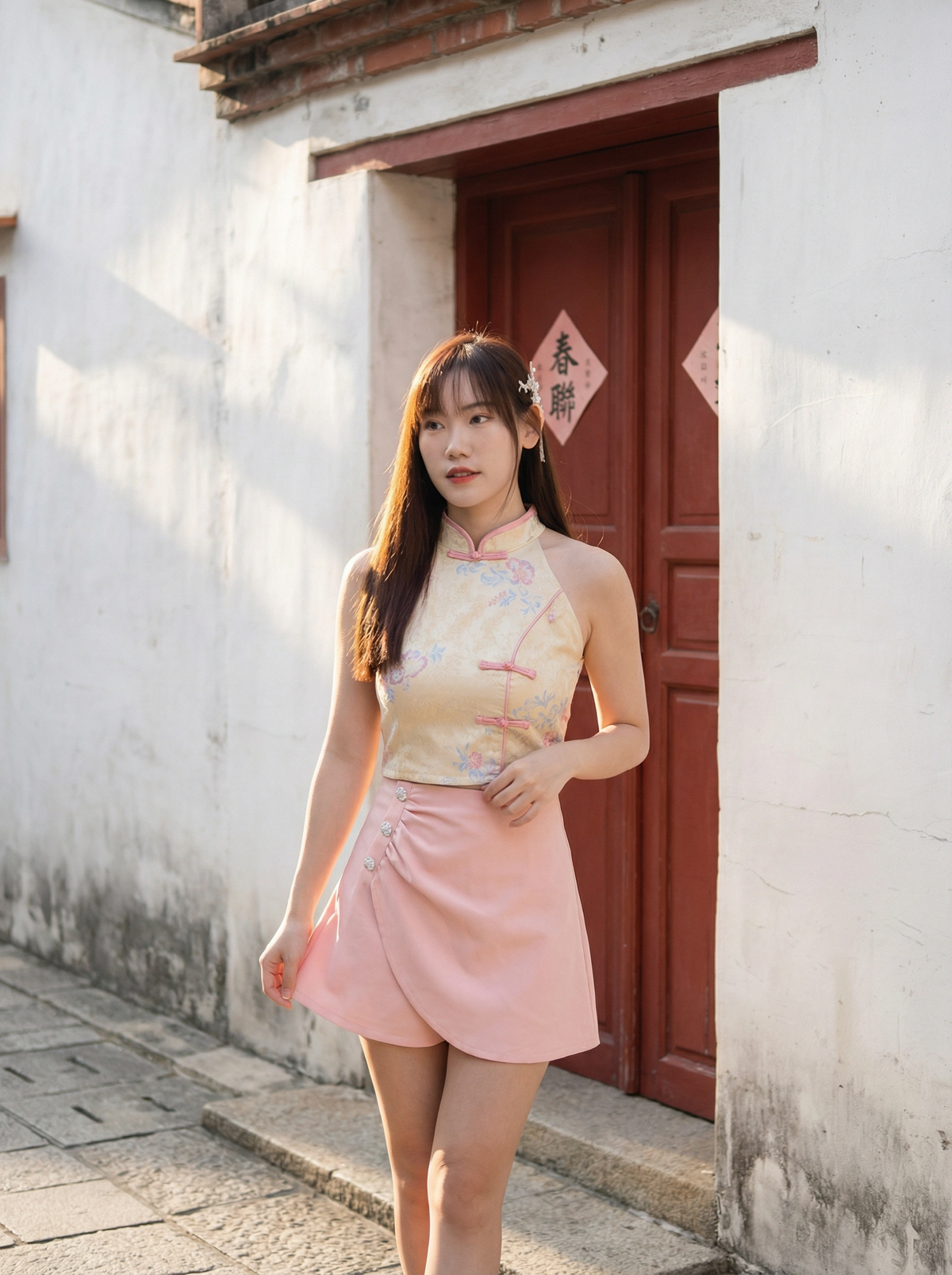Mirabelle Sweet Cheongsam Set