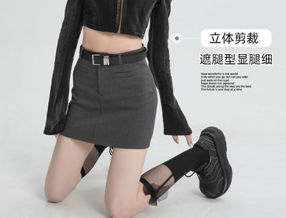 Clara OL A-Line Skirt (Free Belt)