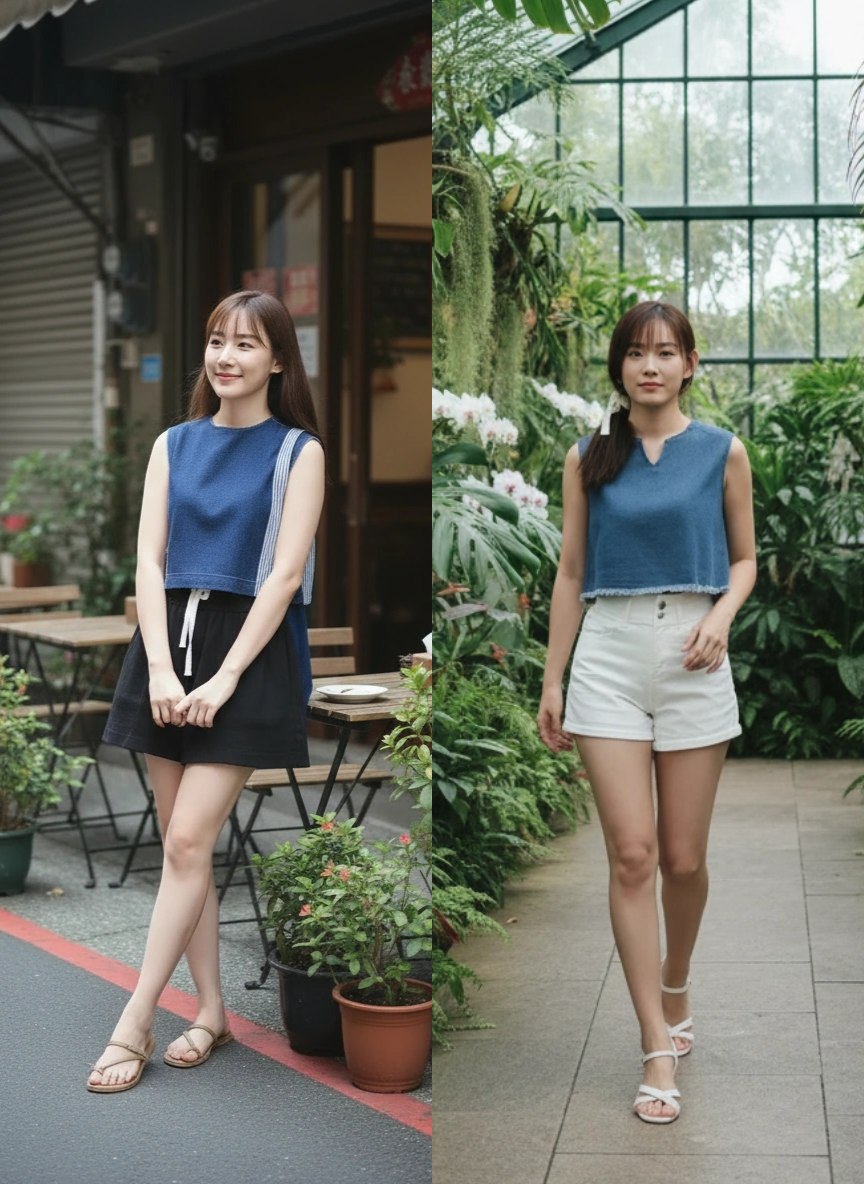 Old Money Style Denim Top