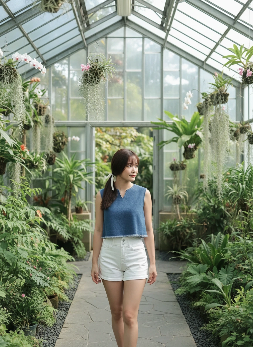 Old Money Style Denim Top
