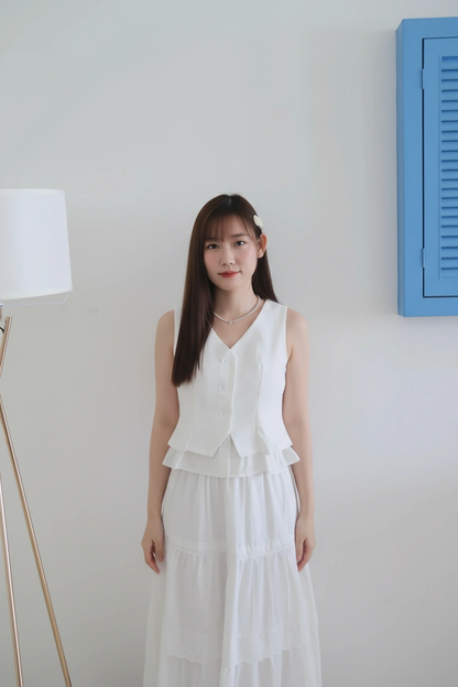 Claudette Suit Fabric Vest