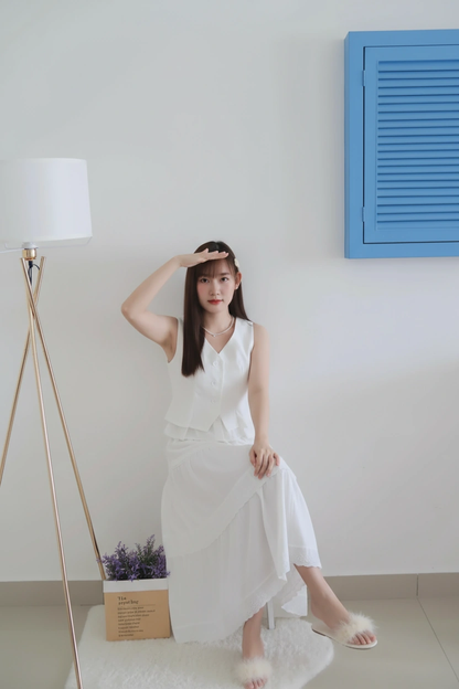 Claudette Suit Fabric Vest