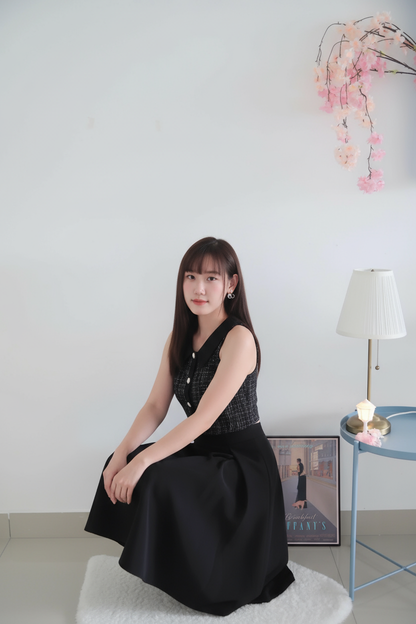 Ming Yue Tweed Set Wear