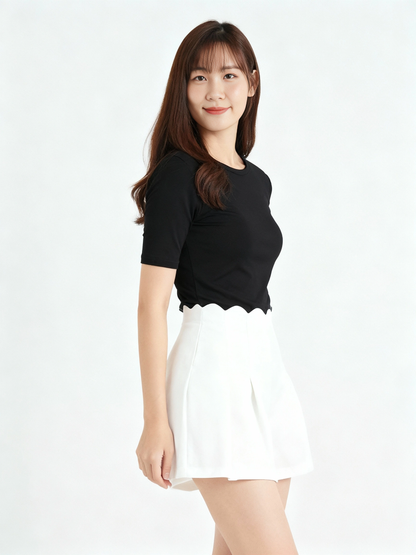 Lola High Waist A Line Shorts