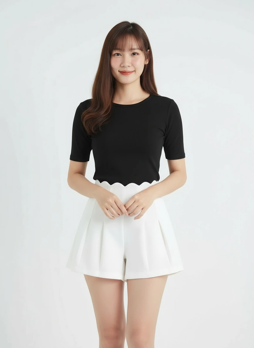 Lola High Waist A Line Shorts