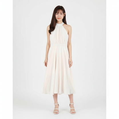 Amelia Cream Maxi Dress