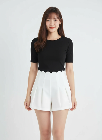 Lola High Waist A Line Shorts