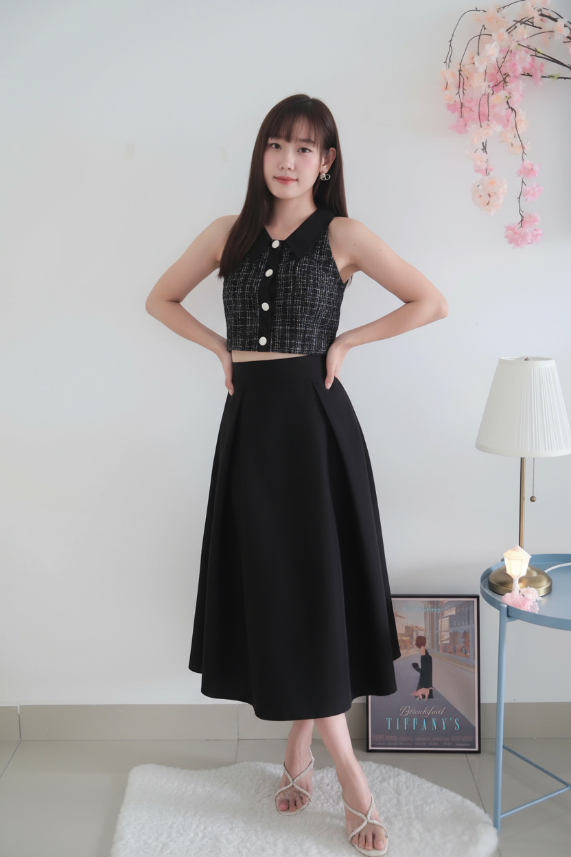 Ming Yue Tweed Set Wear