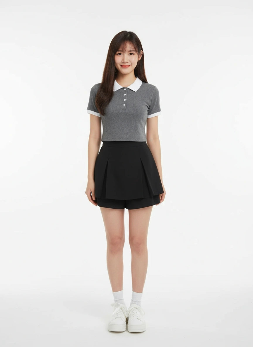 Yumi Pleated Double Layer Pants