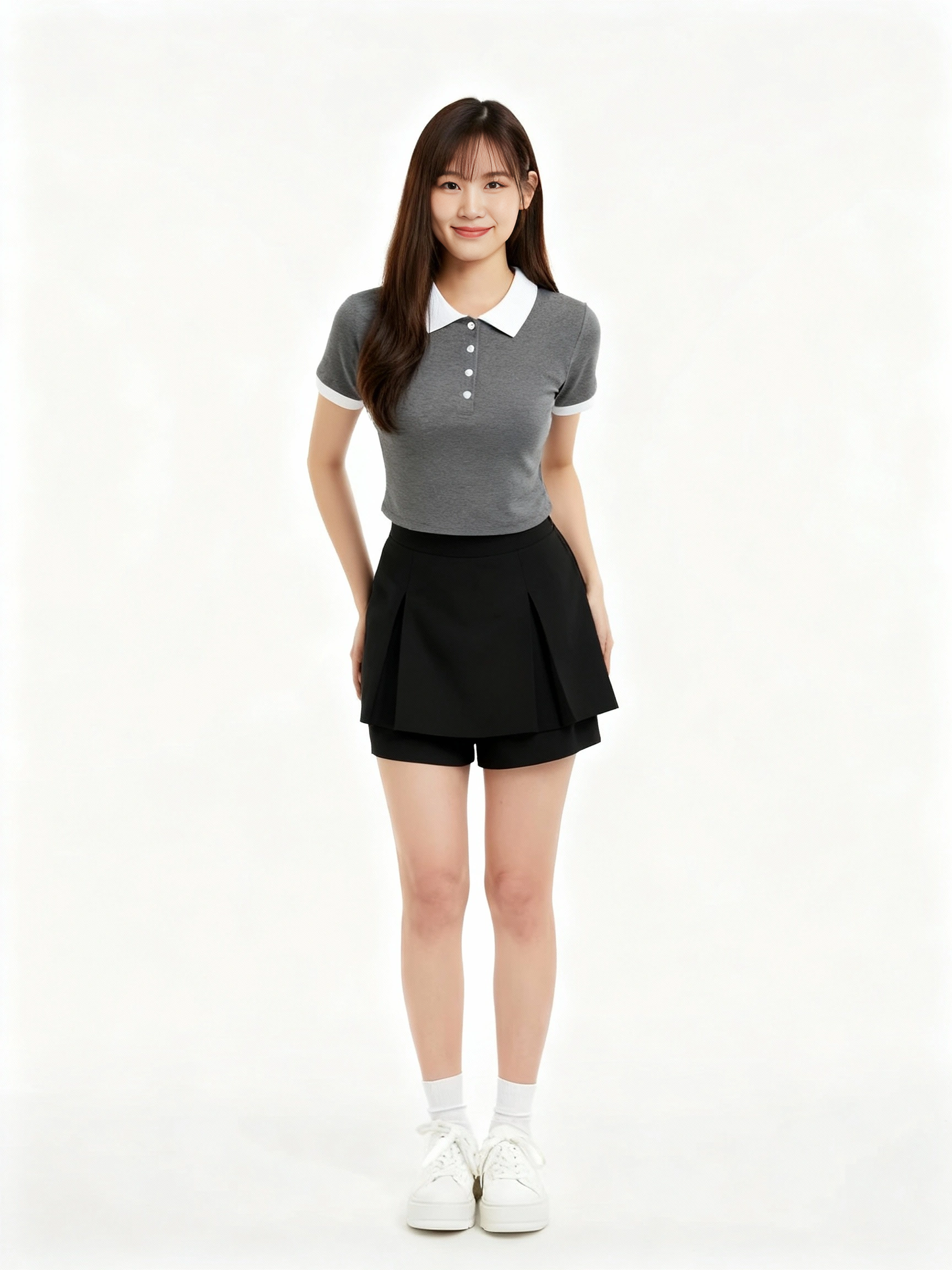 Yumi Pleated Double Layer Pants