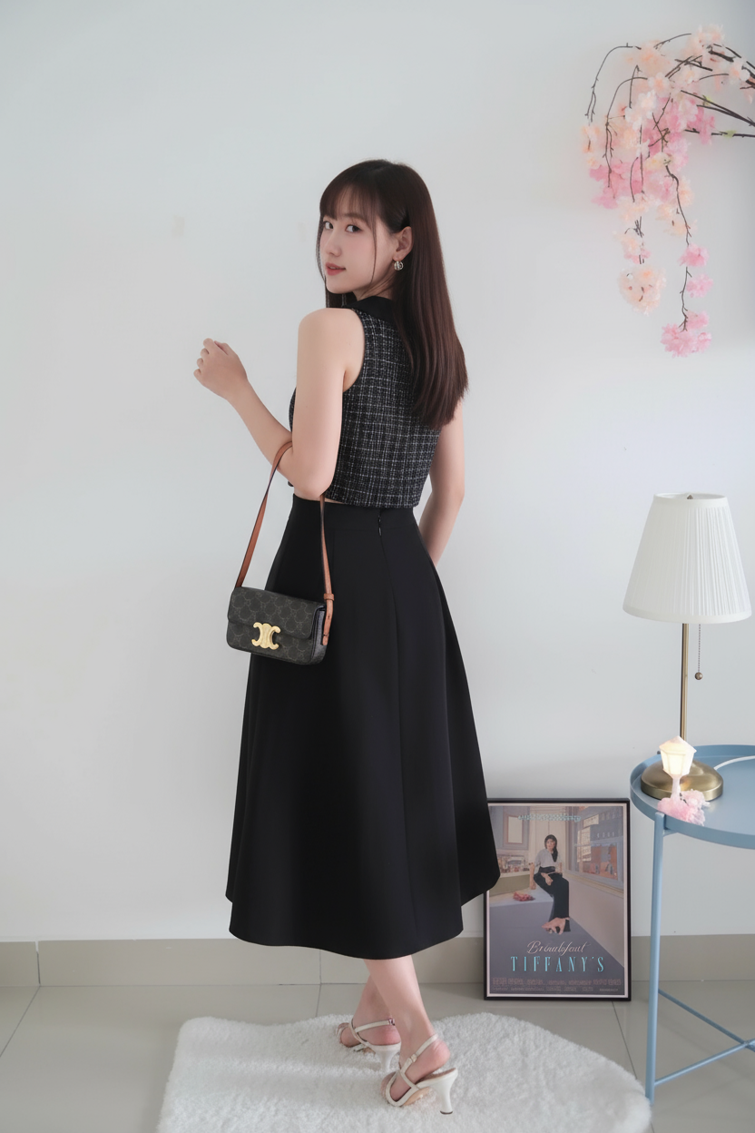 Ming Yue Tweed Set Wear