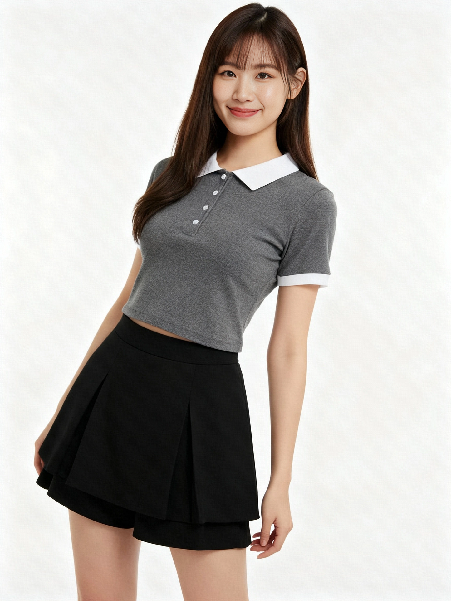 Yumi Pleated Double Layer Pants