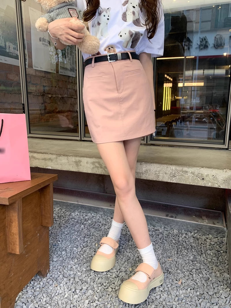 Amelia Woolen A Line Skirt