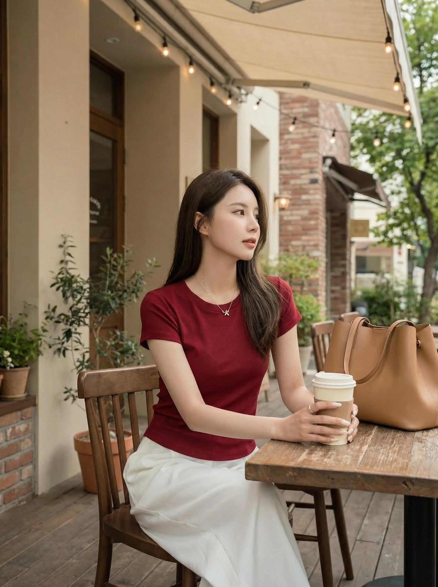 Slim Fit Basic Cotton Tee