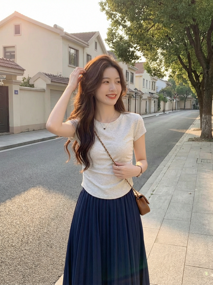 Slim Fit Basic Cotton Tee