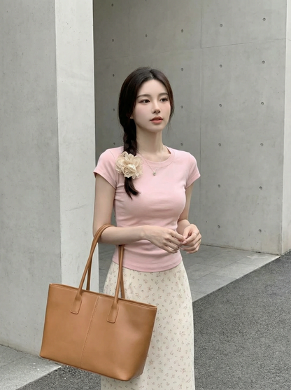 Slim Fit Basic Cotton Tee
