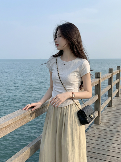Slim Fit Basic Cotton Tee