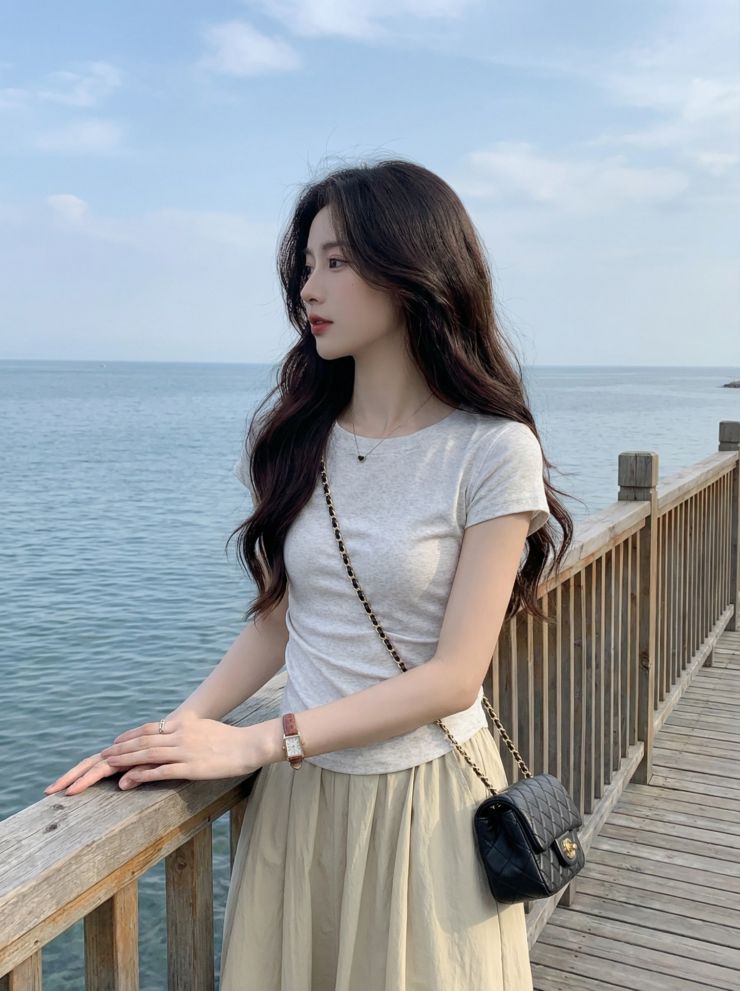 Slim Fit Basic Cotton Tee