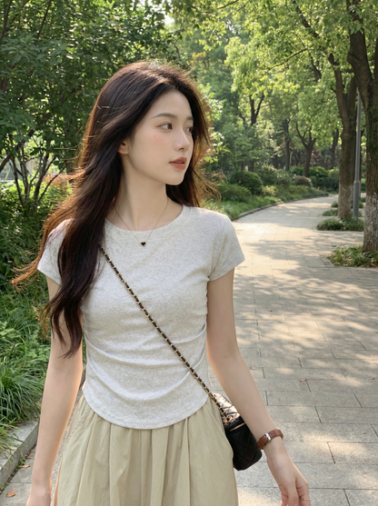 Slim Fit Basic Cotton Tee