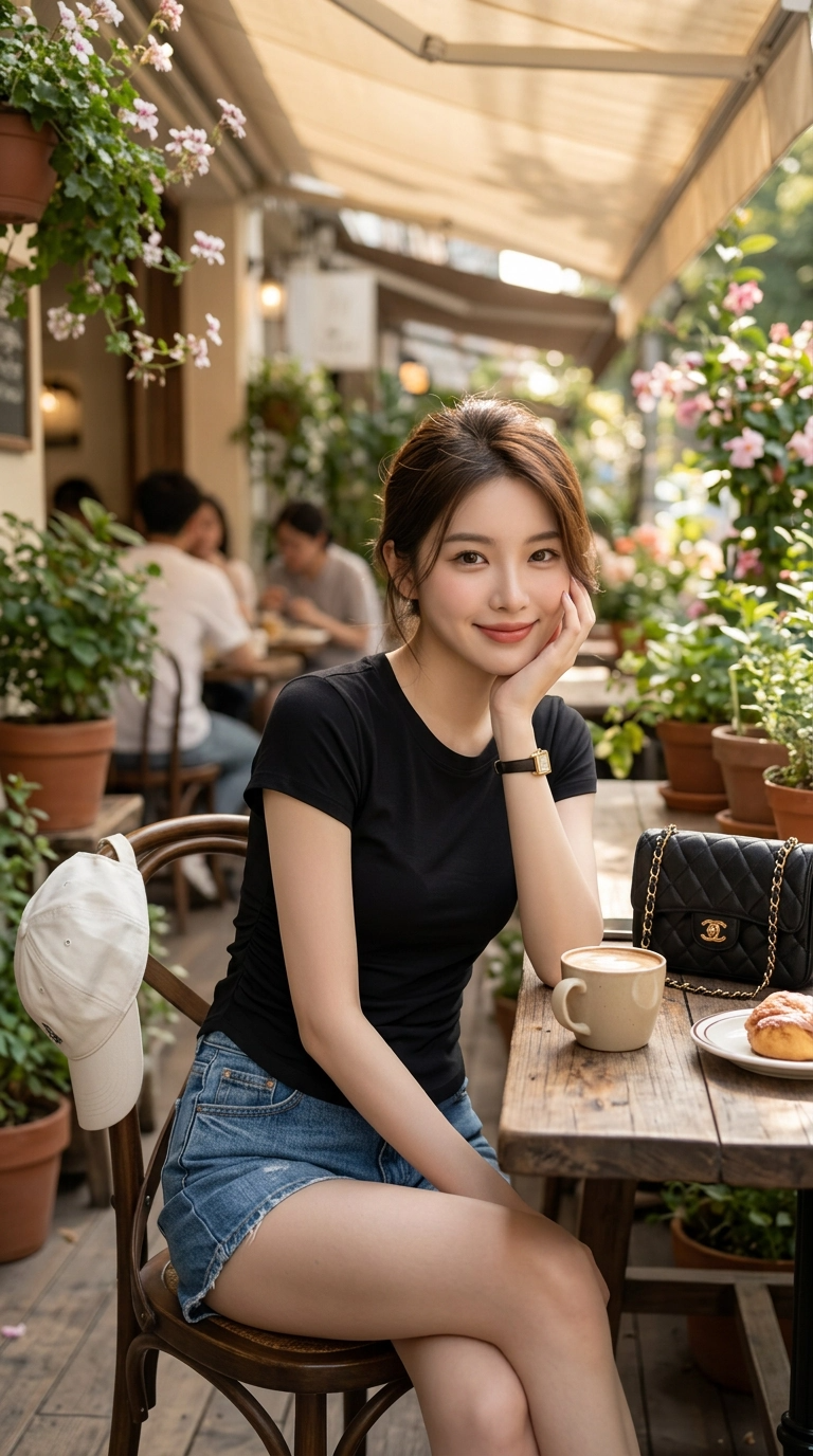 Slim Fit Basic Cotton Tee
