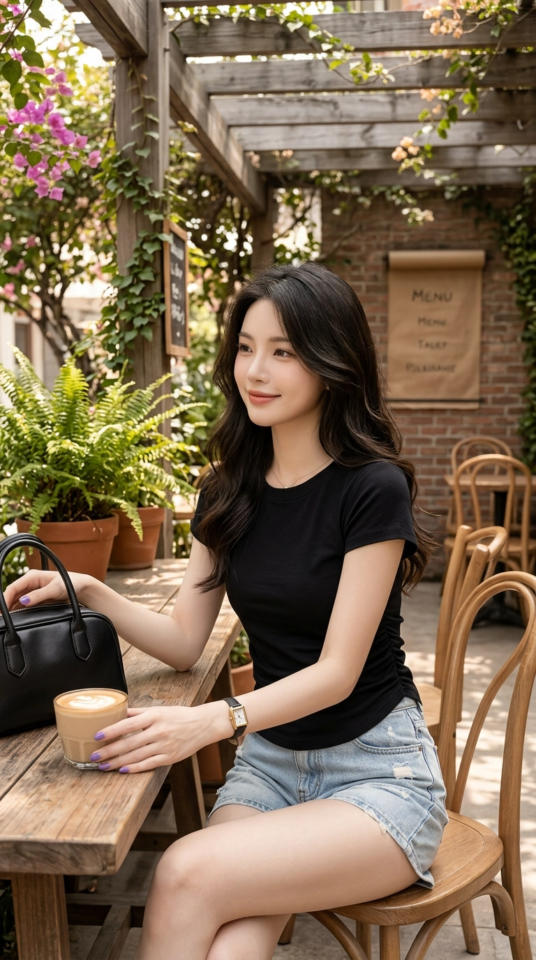 Slim Fit Basic Cotton Tee